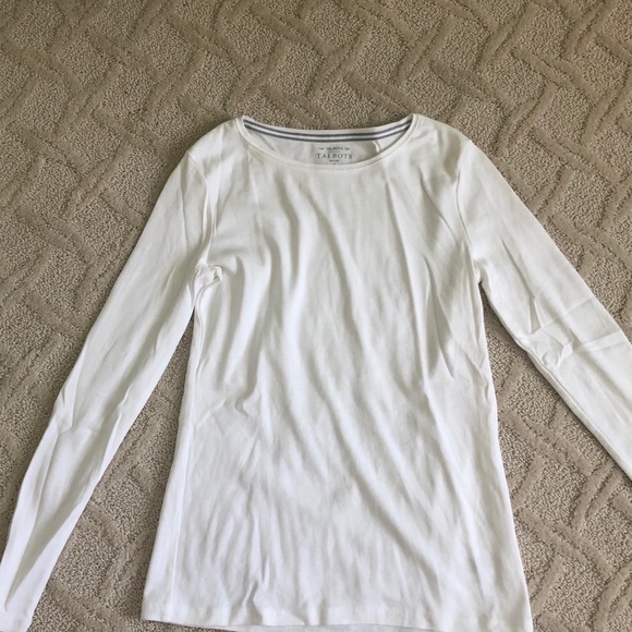Talbots White Tee - Picture 2 of 2